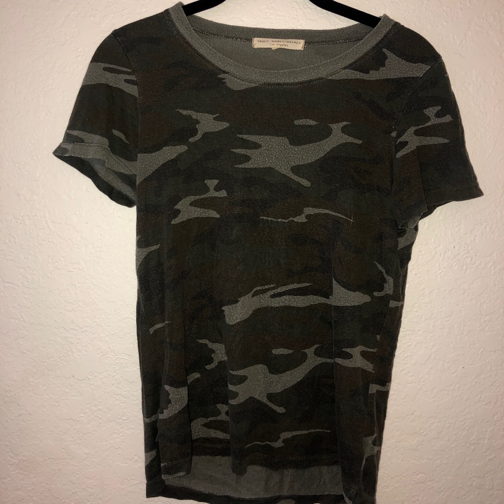 Urban Outfitters Camo Top